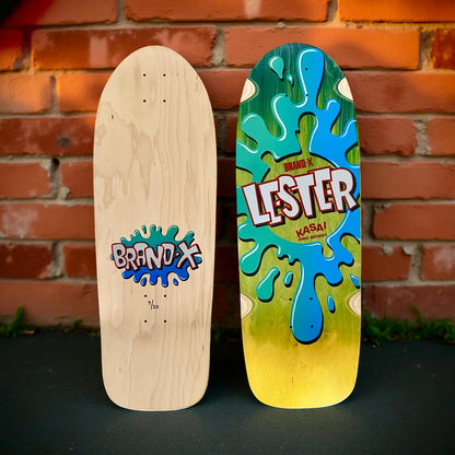 Lester Kasai 10”x30” Limited Edition, HAND PAINTED Deck (1 of 20) - Get it from Bo