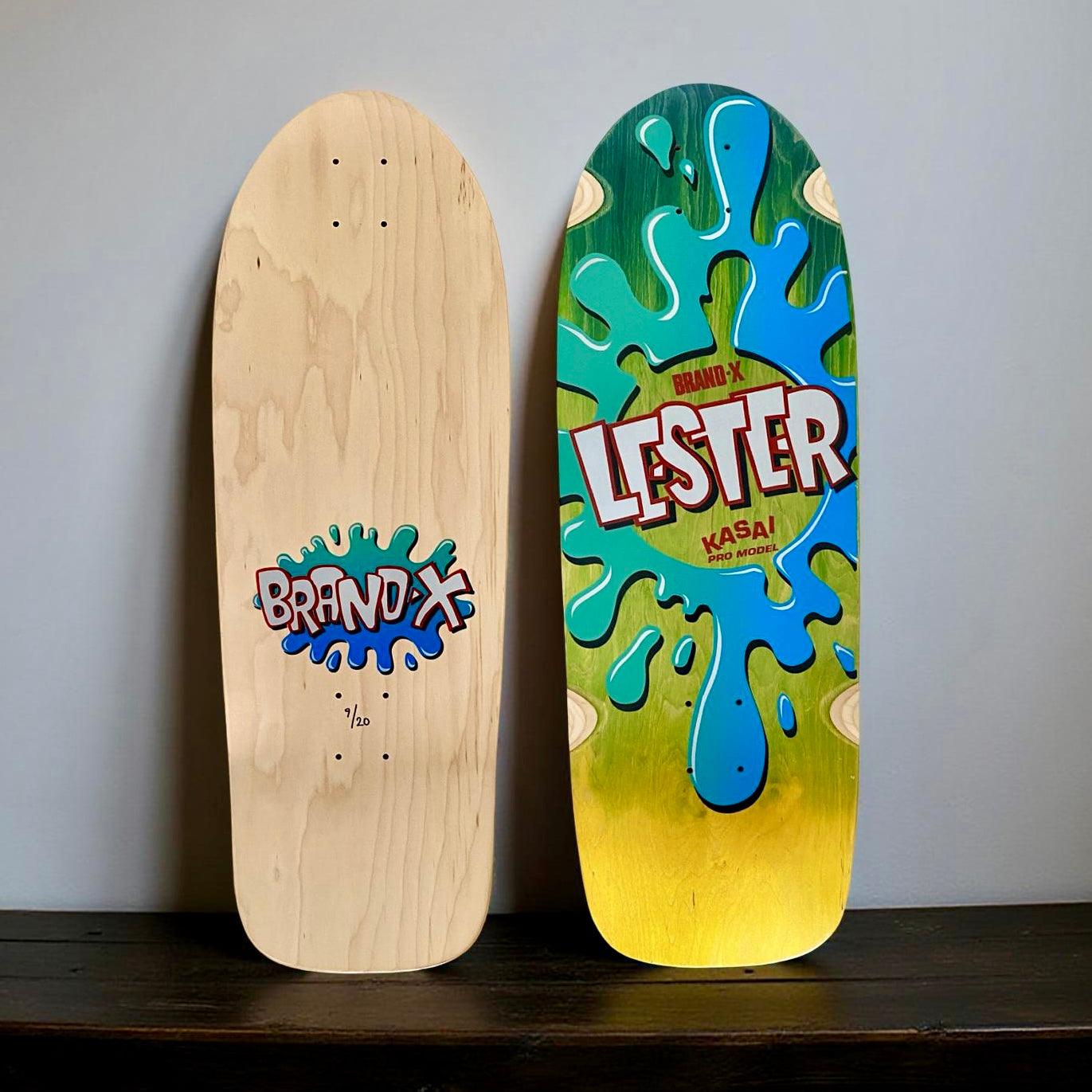 Lester Kasai 10”x30” Limited Edition, HAND PAINTED Deck (1 of 20) - Get it from Bo