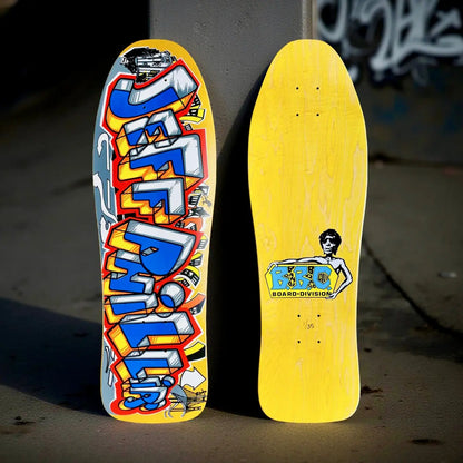Jeff Phillips GRAFFITI Limited Edition, HAND PAINTED BBC Deck (1 of 35) Brand-X Skateboards
