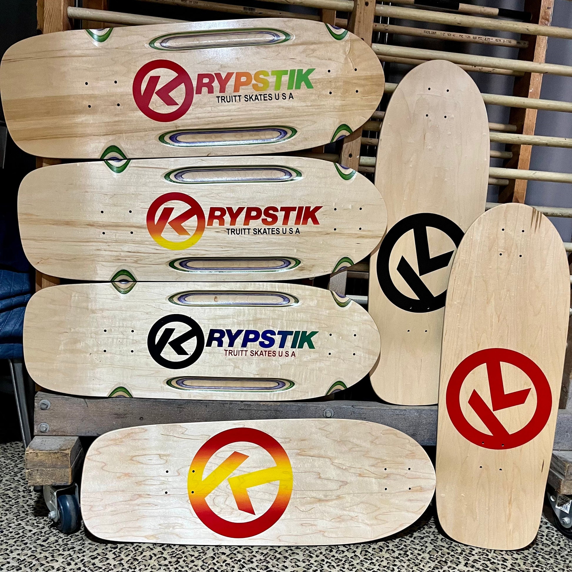 Krypstik Routed 10”x30” Limited Edition Deck HAND-PAINTED (PRE-ORDER, APRIL 2026) - Get it from Bo