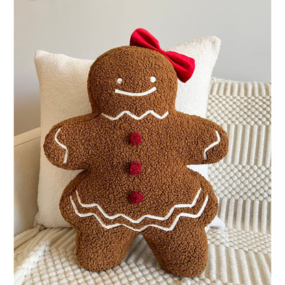 Ms. Gingerbread Shaped Pillow