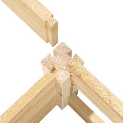 4 ft x 8 ft Cedar Wood Raised Garden Bed - Made in USA FastFurnishings