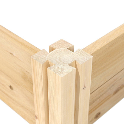 4 ft x 8 ft Cedar Wood Raised Garden Bed - Made in USA FastFurnishings