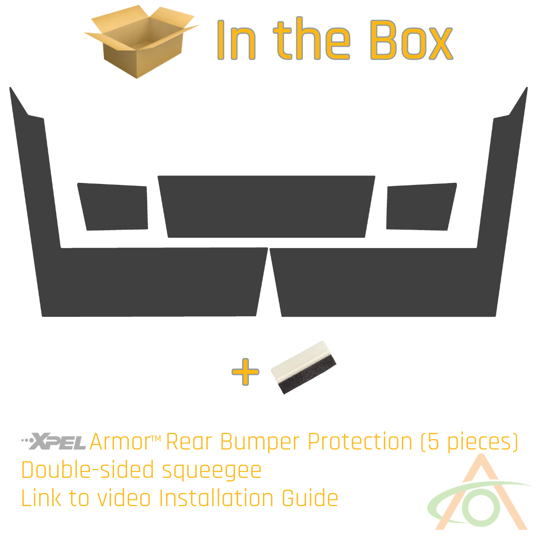 Xpel Armor Rear Bumper Protection for Cybertruck Abstract Ocean