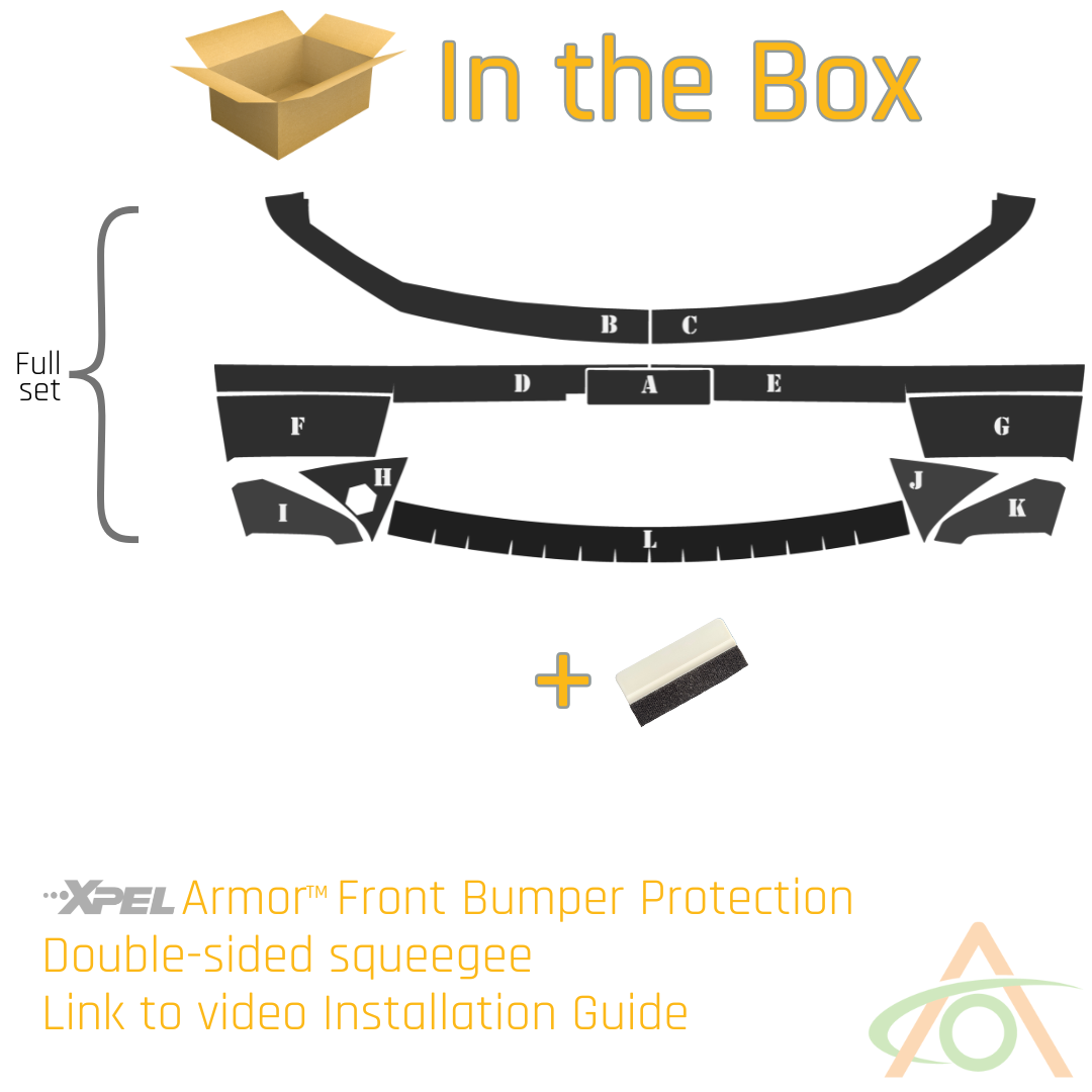 Xpel Armor Front Bumper Protection for Cybertruck Abstract Ocean