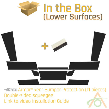 Xpel Armor Rear Bumper Protection for Cybertruck Abstract Ocean