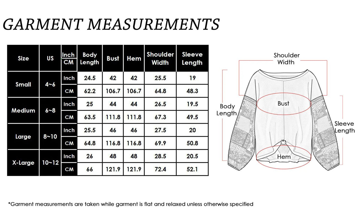 Paisley Printed Puffed Sleeve Pullover Anna-Kaci Wholesale