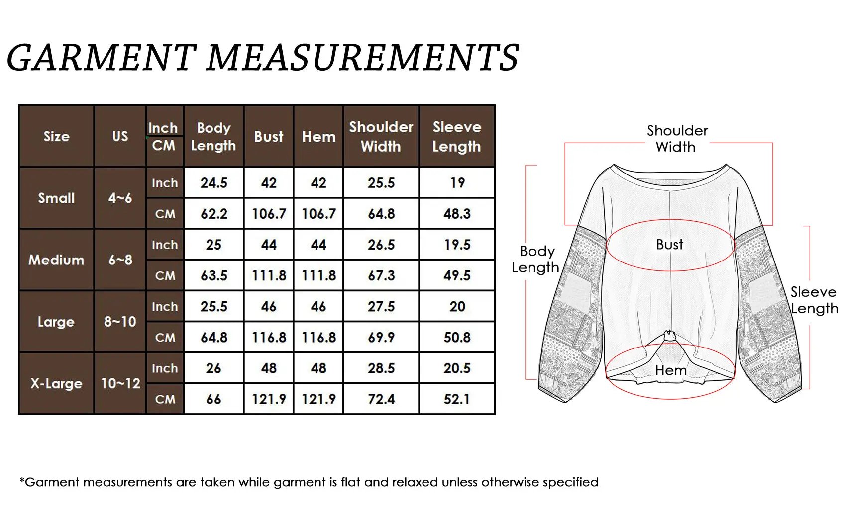 Paisley Printed Puffed Sleeve Pullover Anna-Kaci Wholesale