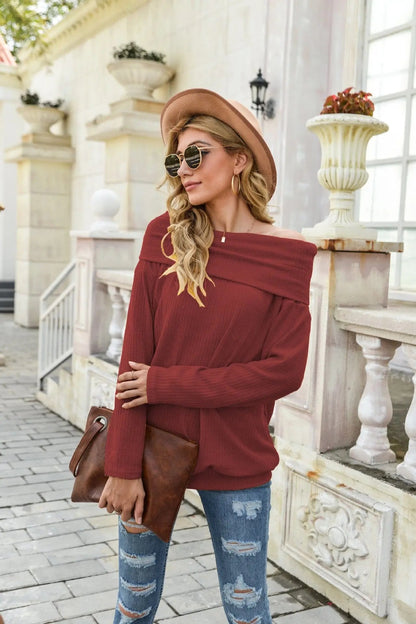Off Shoulder Summer Pullover Anna-Kaci Wholesale
