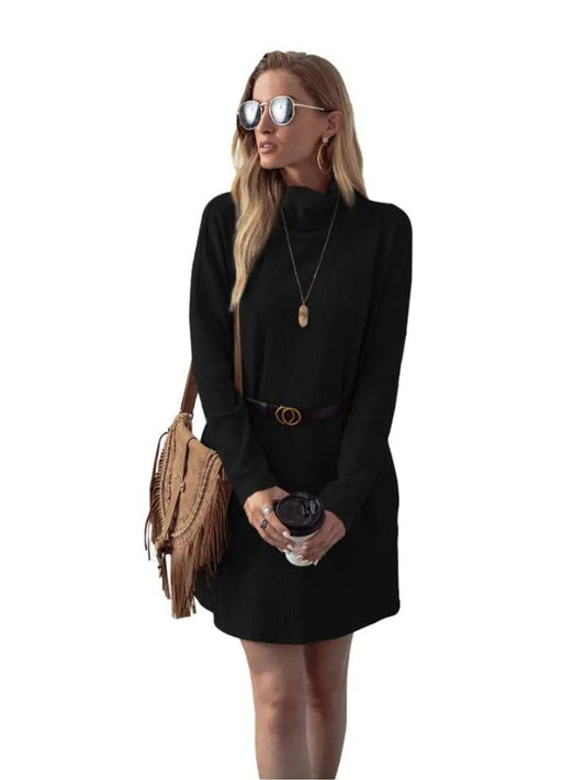 Soft Turtleneck Tunic Sweater Anna-Kaci Wholesale