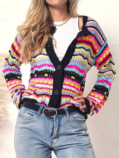 Knitted Boho Cardigan Sweater Anna-Kaci Wholesale