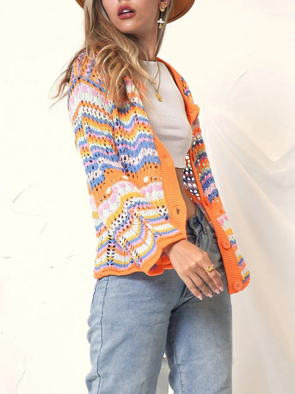 Knitted Boho Cardigan Sweater Anna-Kaci Wholesale