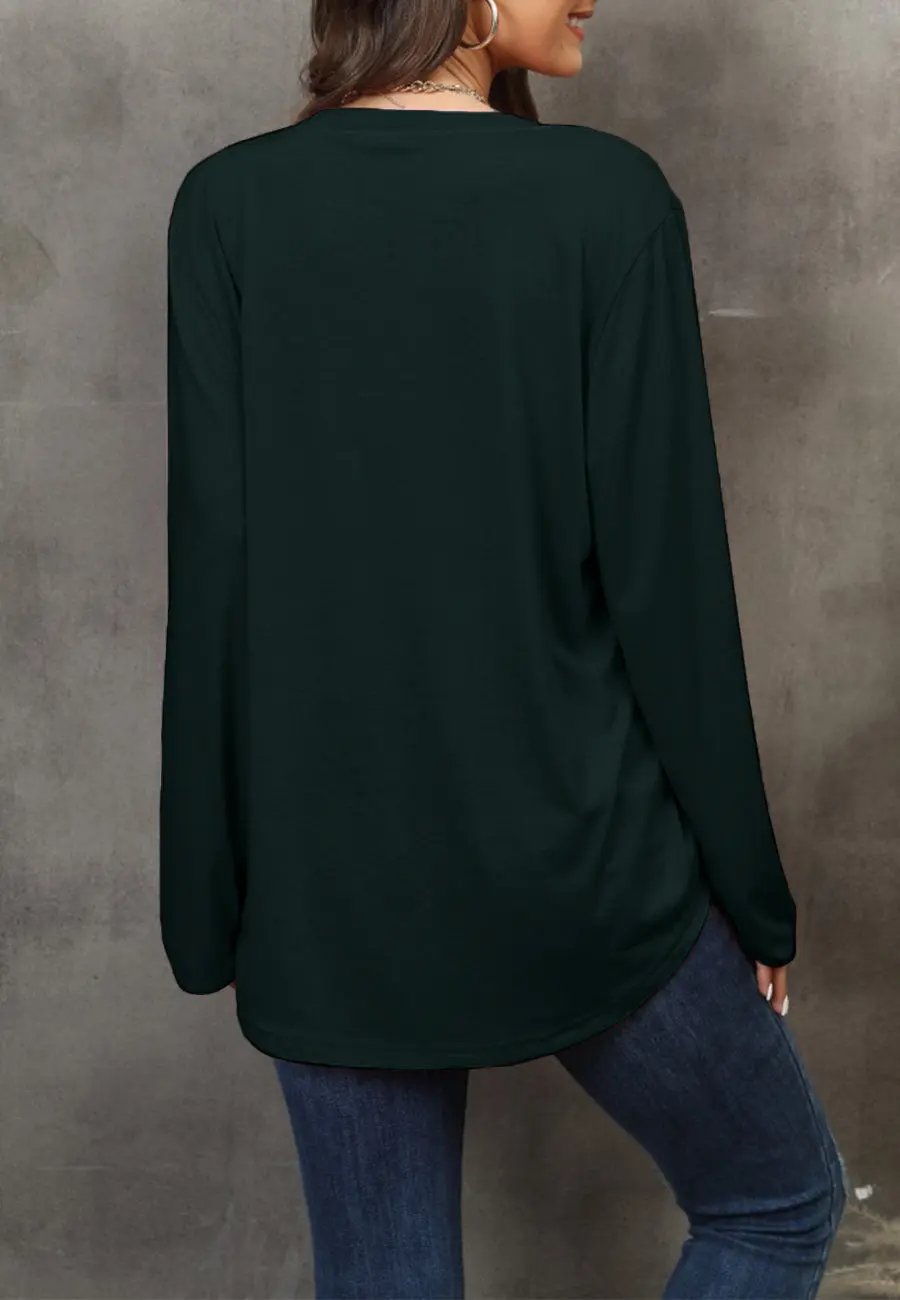 Round Neck Loose Fit Sweater Anna-Kaci Wholesale