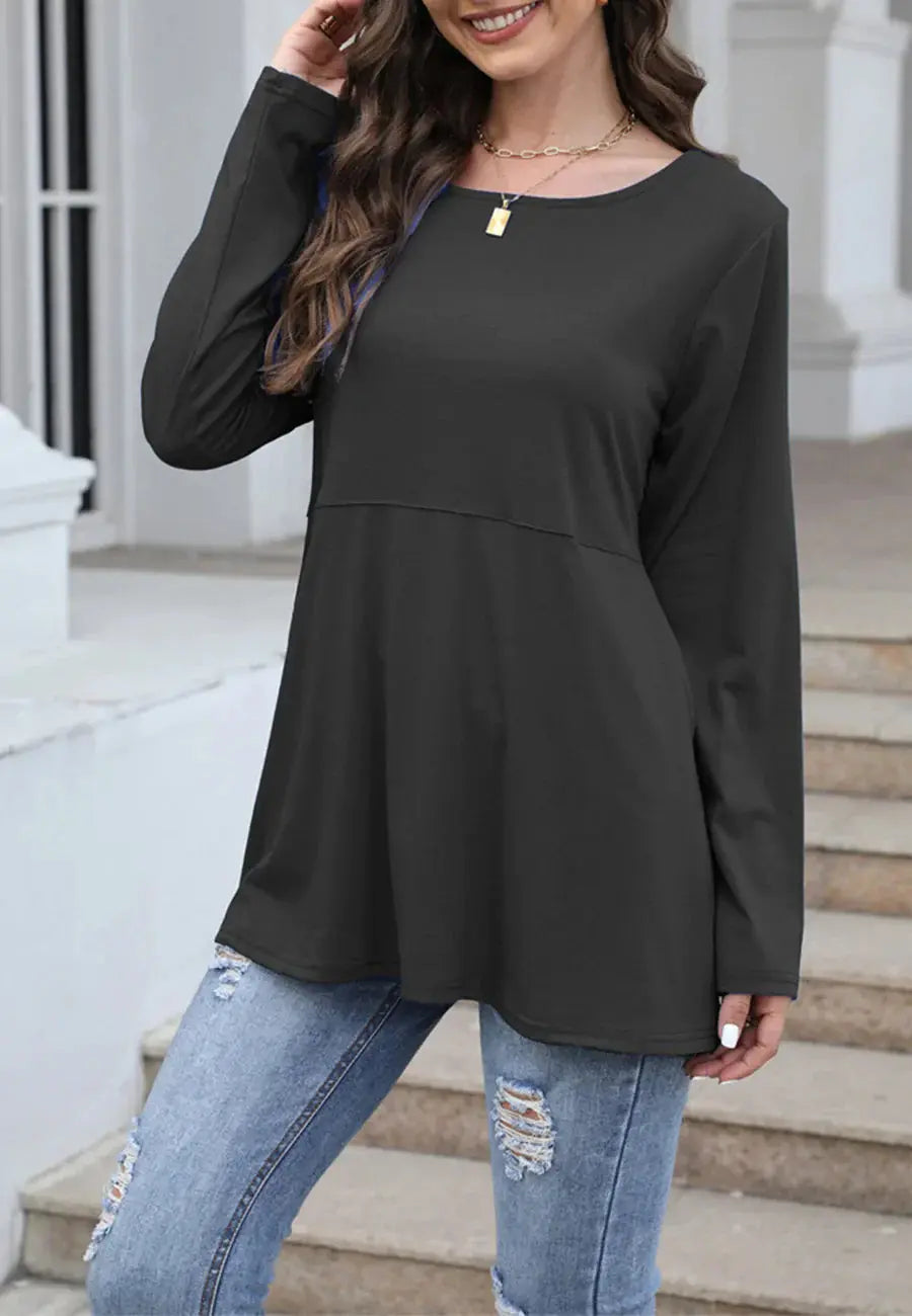 Button Down Back Sweater Anna-Kaci Wholesale