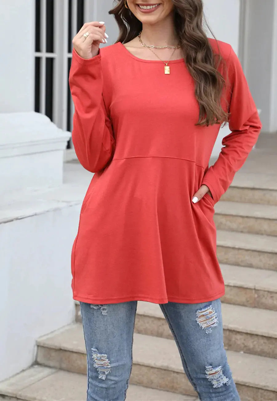 Button Down Back Sweater Anna-Kaci Wholesale