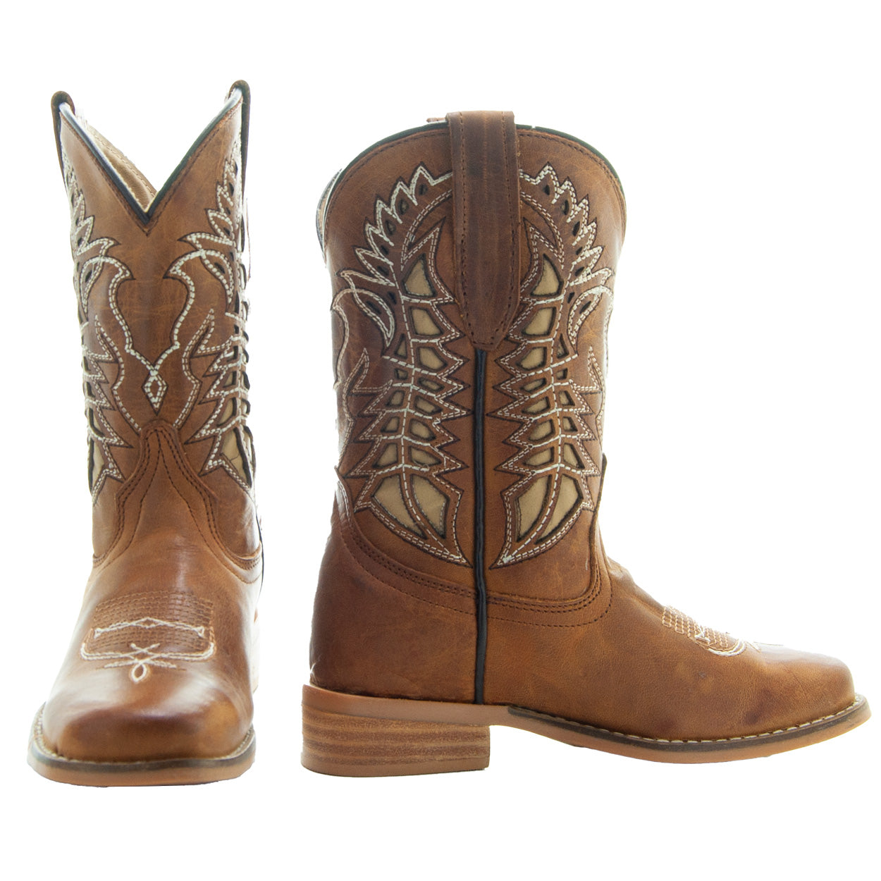 Kids' Tan Country Boots | Everyday Western Boots for Kids (K3007RU) Soto Boots