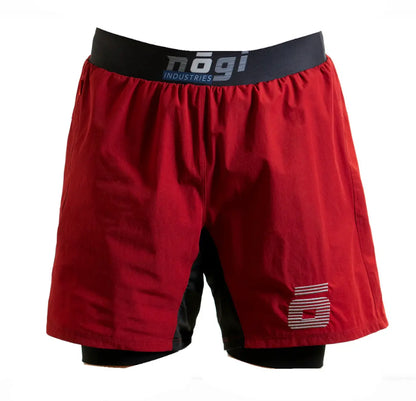 KIDS Ghost Premium Lined Grappling Shorts - Merlot Red - Get it from Bo
