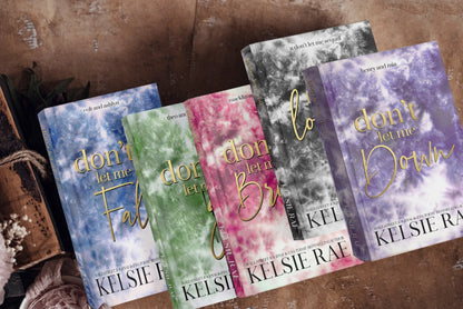 Don't Let Me Series Gold Foil Hardback Bundle Author Kelsie Rae