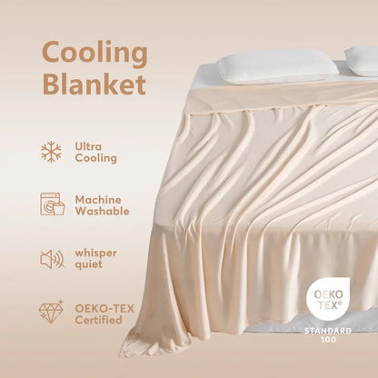Kasentex All Season Ultra Soft Silky Cooling Blanket, Hypoallergenic and Breathable Kasentex