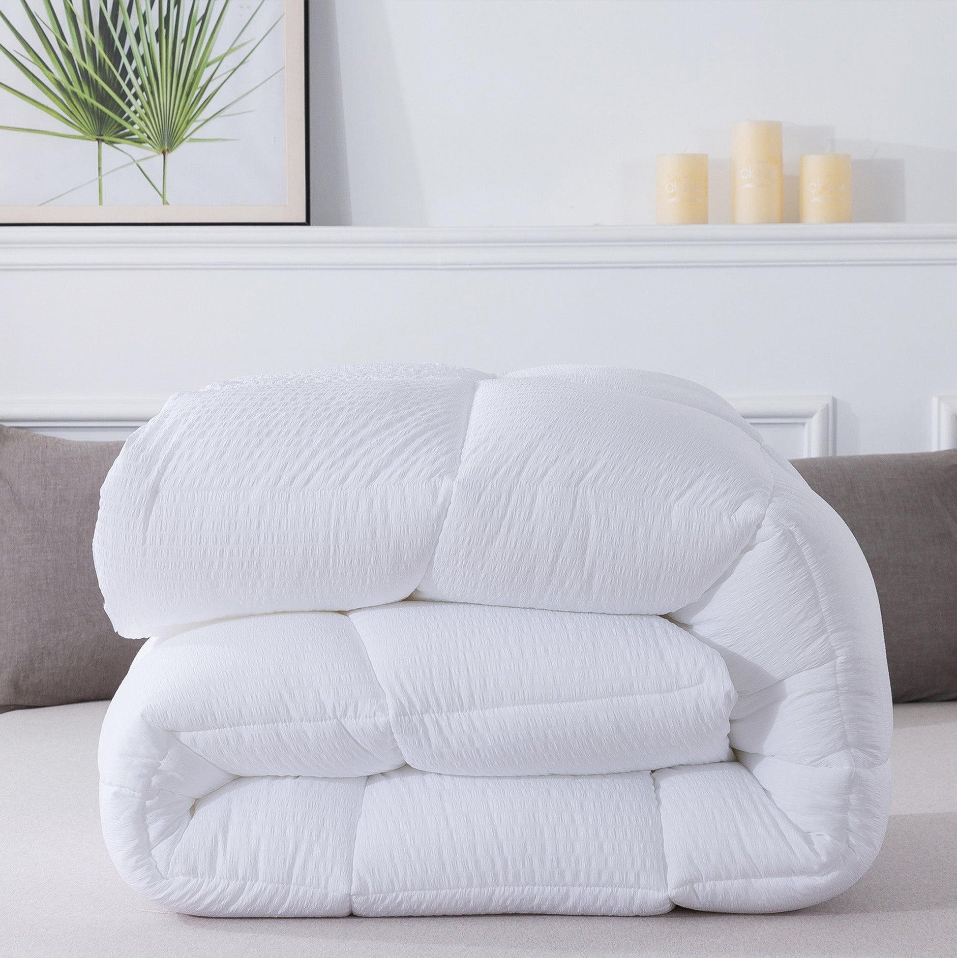 Kasentex Ultra Soft All Season Down Alternative Reversible Comforter, Twin, Queen, King, Room Decor, Graduation Gifts Kasentex