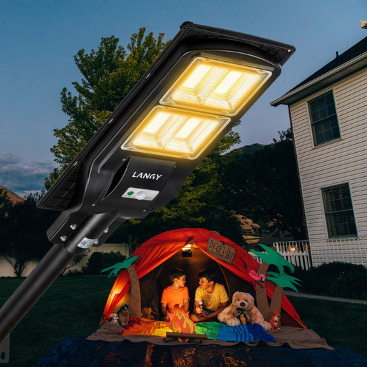 90W 120W Solar street LED lights -warm white/ white Langy Solar Lights