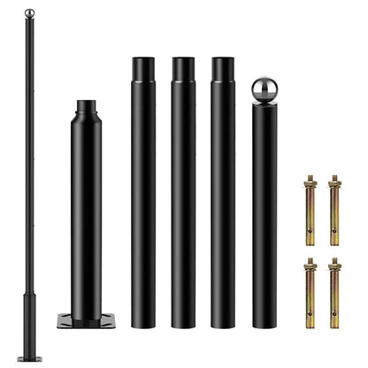 1800W Solar Street Light with 20ft /16ft Pole Langy Solar Lights