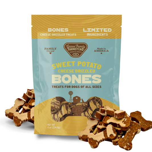 Cheese Drizzled Sweet Potato Bones Gaines Family Farmstead