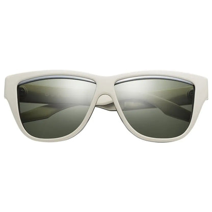 Dusky- POLISHED IVORY - DPM - BRUSHED ALUMINUM / GREEN GREY LENS - Get it from Bo