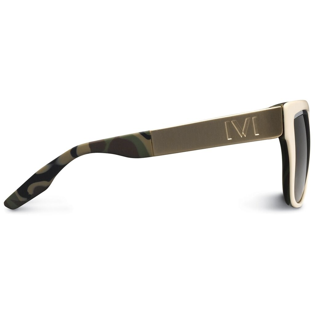 Dusky- POLISHED IVORY - DPM - BRUSHED ALUMINUM / GREEN GREY LENS - Get it from Bo