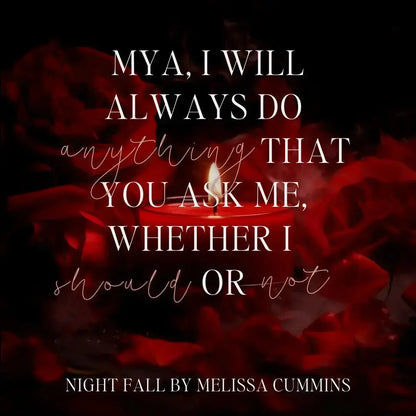 Night Fall Paperback Melissa Cummins
