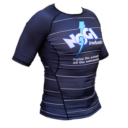 Energy Rash Guard by Nogi Industries Short Sleeve - BLACK - Get it from Bo
