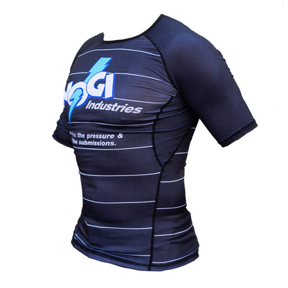 Energy Rash Guard by Nogi Industries Short Sleeve - BLACK - Get it from Bo