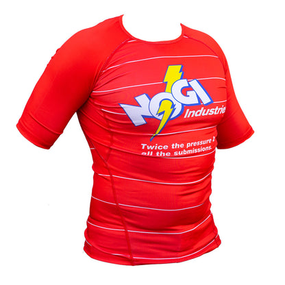Energy Rash Guard by Nogi Industries Short Sleeve - RED - Get it from Bo