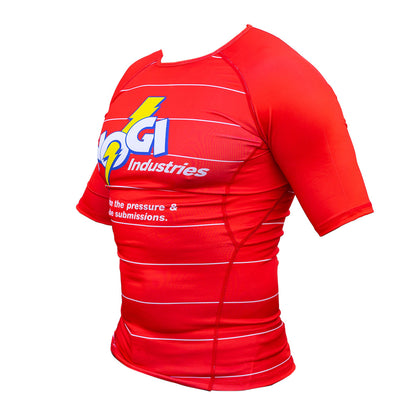 Energy Rash Guard by Nogi Industries Short Sleeve - RED - Get it from Bo