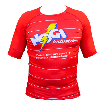 Energy Rash Guard by Nogi Industries Short Sleeve - RED - Get it from Bo