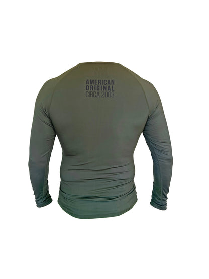 Core Long Sleeve Rash Guard - FURY GREEN NoGi Industries