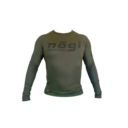 Core Long Sleeve Rash Guard - FURY GREEN NoGi Industries