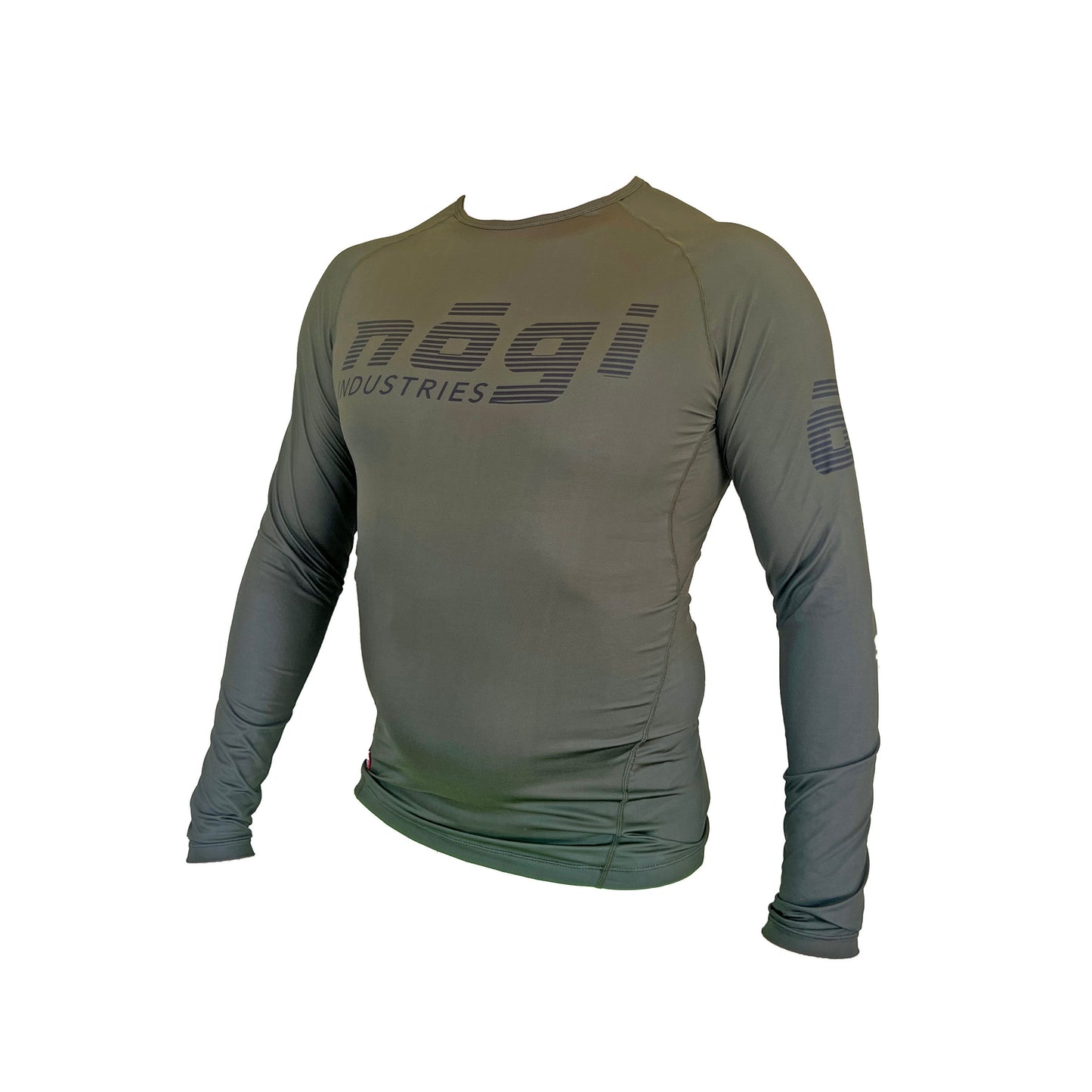Core Long Sleeve Rash Guard - FURY GREEN NoGi Industries