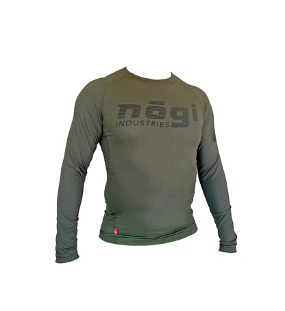 Core Long Sleeve Rash Guard - FURY GREEN NoGi Industries