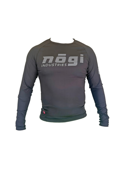 Core Long Sleeve Rash Guard - NEW JERSEY GRAY - Get it from Bo