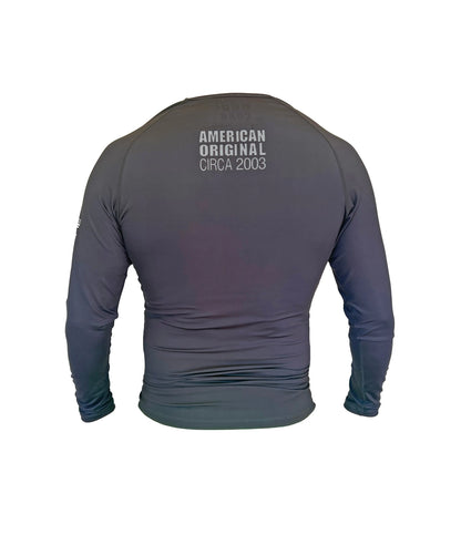 Core Long Sleeve Rash Guard - NEW JERSEY GRAY - Get it from Bo