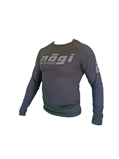 Core Long Sleeve Rash Guard - NEW JERSEY GRAY - Get it from Bo