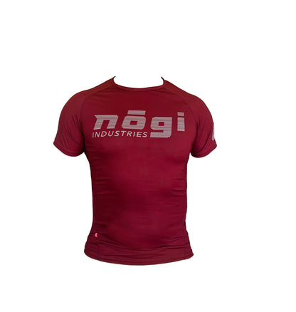 Core Short Sleeve Rash Guard - MERLOT RED - Get it from Bo