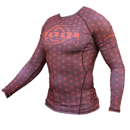 Spectral Long Sleeve Rank Rashguard - Brown (LS) - Get it from Bo
