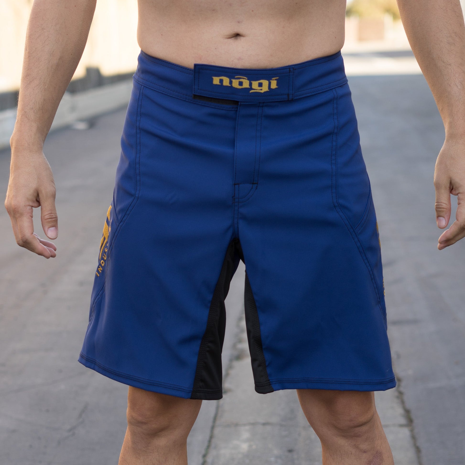 Phantom 3.0 Fight Shorts - Navy Blue/Bronze - MADE IN USA - Get it from Bo