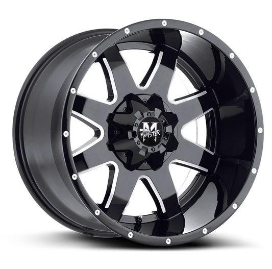 M08 Gloss Black Milled