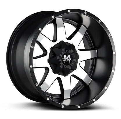 M08 Flat Black Machined Off Road Monster