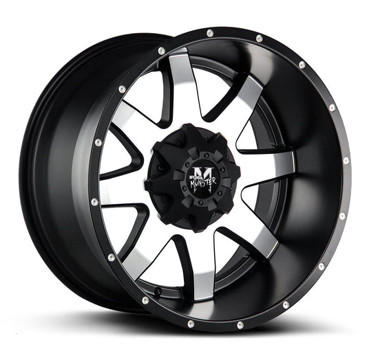 M08 Flat Black Machined