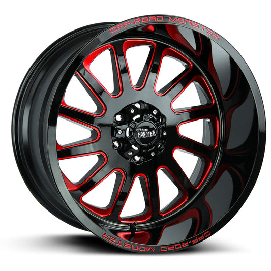 M17 Gloss Black Candy Red Milled