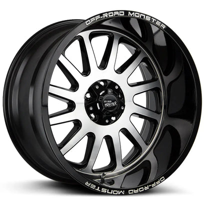 M17 Gloss Black Machined Off Road Monster